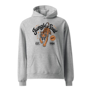 Jungle Print Unisex oversized hoodie