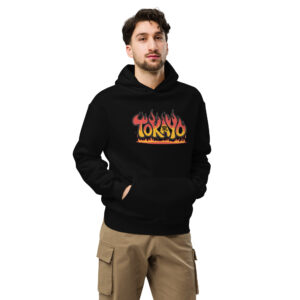 Tokyo Print Unisex oversized hoodie
