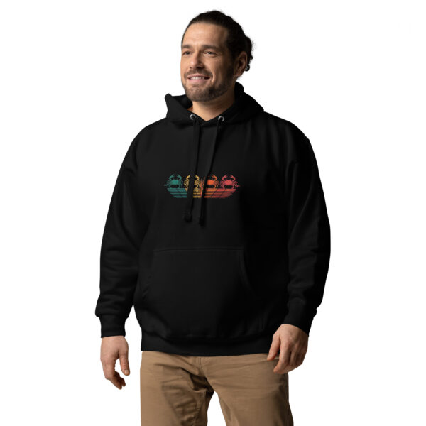 cotton-heritage-m2580-i-unisex-premium-pullover-hoodie-black-left-front-68a4fc8640348.jpg Crab Print Unisex Hoodie