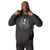cotton-heritage-m2580-i-unisex-premium-pullover-hoodie-charcoal-heather-front-68b1d82375f7b.jpg Spider Print Unisex Hoodie