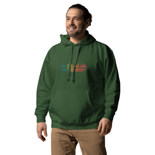 cotton-heritage-m2580-i-unisex-premium-pullover-hoodie-forest-green-left-front-68a4fc86404c5.jpg Crab Print Unisex Hoodie