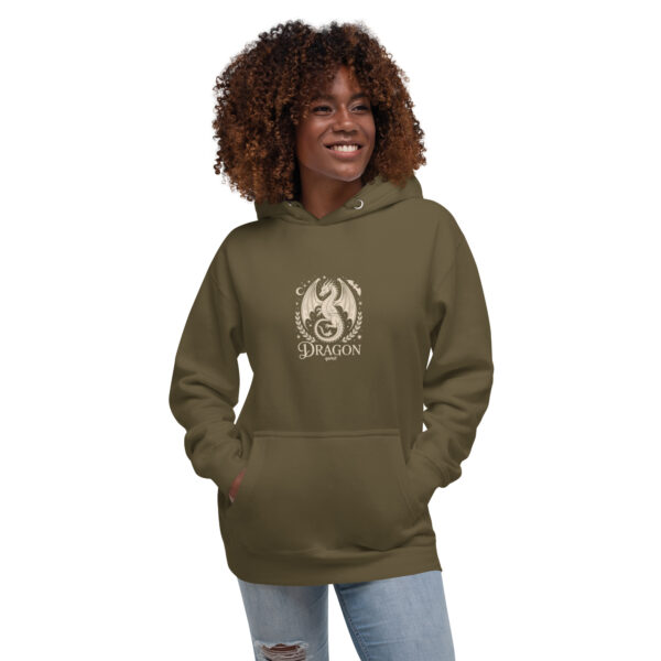 cotton-heritage-m2580-i-unisex-premium-pullover-hoodie-military-green-front-689d535a68023.jpg dragon Print Unisex Hoodie