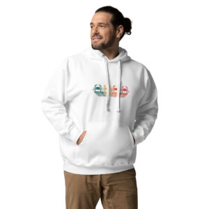 cotton-heritage-m2580-i-unisex-premium-pullover-hoodie-white-front-68a4fc863fbf7.jpg Crab Print Unisex Hoodie