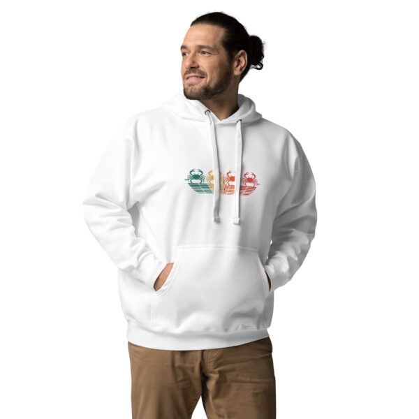 cotton-heritage-m2580-i-unisex-premium-pullover-hoodie-white-front-68a4fc863fbf7.jpg Crab Print Unisex Hoodie