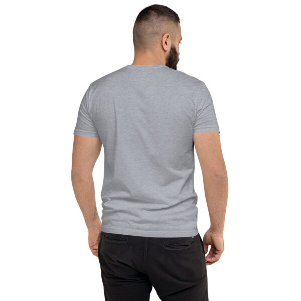 mens-fitted-t-shirt-heather-grey-back-68a37c81f304d.jpg Cat Print Short Sleeve T-shirt