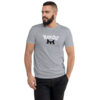 mens-fitted-t-shirt-heather-grey-front-68a37c81f267d.jpg Cat Print Short Sleeve T-shirt