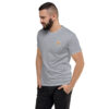 mens-fitted-t-shirt-heather-grey-left-front-68a9c2d67a69b.jpg Happy Print Short Sleeve T-shirt