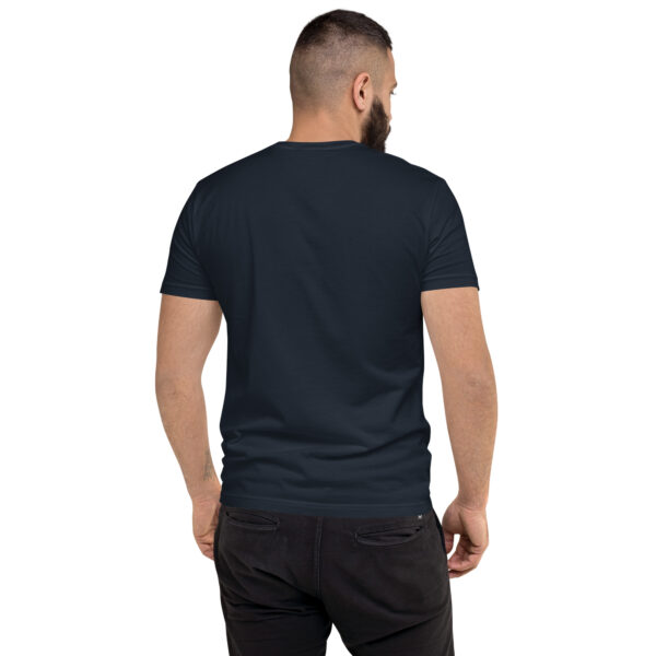 mens-fitted-t-shirt-midnight-navy-back-68a37c81f30d2.jpg Cat Print Short Sleeve T-shirt