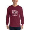 Chill Mode Print Men’s Long Sleeve Shirt