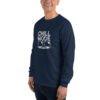 Chill Mode Print Men’s Long Sleeve Shirt