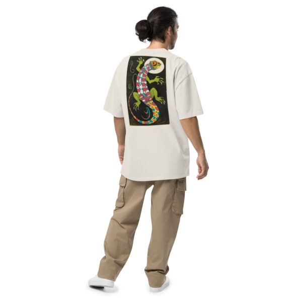 oversized-faded-t-shirt-faded-bone-back-689d625ec9459.jpg Lizard Print Oversized faded t-shirt