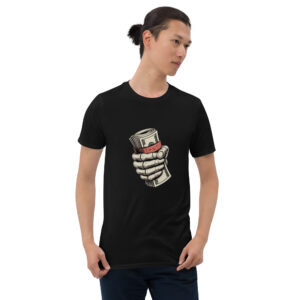 unisex-basic-softstyle-t-shirt-black-front-689cd9f2756db.jpg Dollar Print Short-Sleeve Unisex T-Shirt