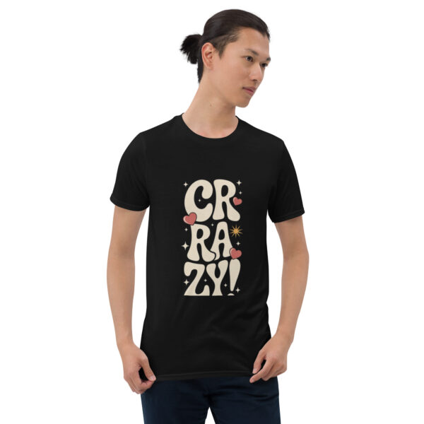 unisex-basic-softstyle-t-shirt-black-front-689d1307befa5.jpg Crazy Print Short-Sleeve Unisex T-Shirt
