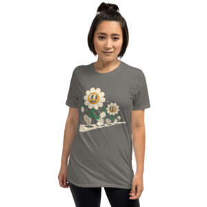 unisex-basic-softstyle-t-shirt-charcoal-front-689d1889e8cb5.jpg Sunflower Short-Sleeve Unisex T-Shirt