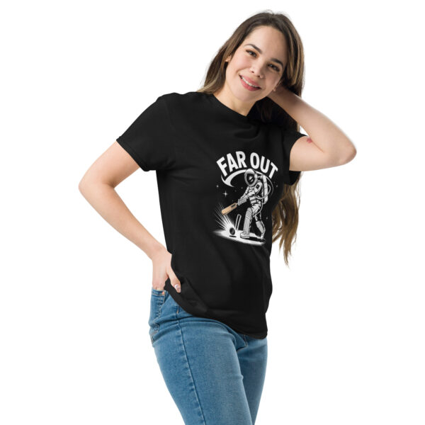 unisex-classic-tee-black-left-front-68a781097f3da.jpg Far Out Print Unisex classic tee