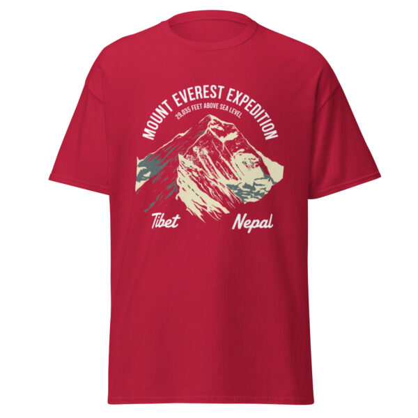 unisex-classic-tee-cardinal-front-68a5c959f26a7.jpg Mount Everest Print Unisex classic tee