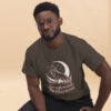 unisex-classic-tee-dark-chocolate-front-2-68a4f720d9bdf.jpg Wolf Print Unisex classic tee