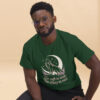 unisex-classic-tee-forest-green-front-2-68a4f720da16f.jpg Wolf Print Unisex classic tee