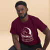 unisex-classic-tee-maroon-front-2-68a4f720d9e17.jpg Wolf Print Unisex classic tee