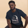 unisex-classic-tee-navy-front-2-68a4f720d9f29.jpg Wolf Print Unisex classic tee