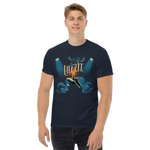 unisex-classic-tee-navy-front-68a1e872f0050.jpg Lite Print Unisex classic tee