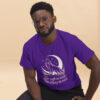 unisex-classic-tee-purple-front-2-68a4f720da053.jpg Wolf Print Unisex classic tee