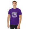 unisex-classic-tee-purple-front-68a5eea5e8515.jpg Villain Club Print Unisex classic tee