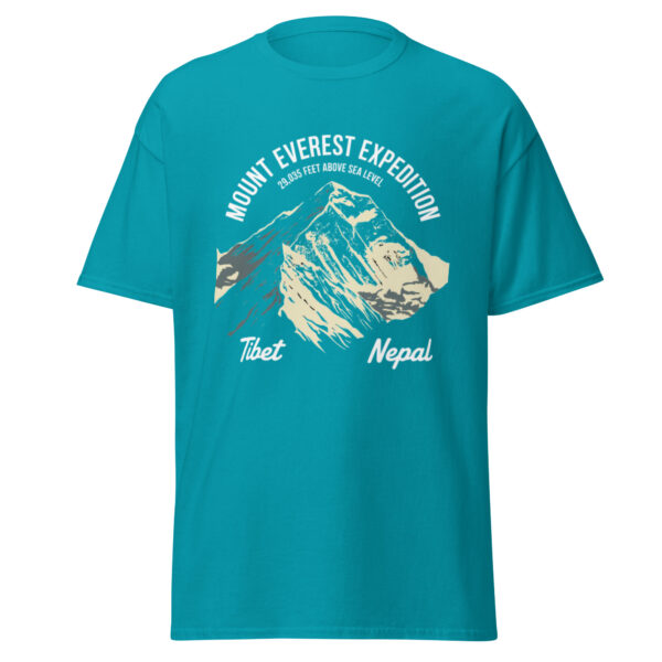 unisex-classic-tee-tropical-blue-front-68a5c959f384d.jpg Mount Everest Print Unisex classic tee