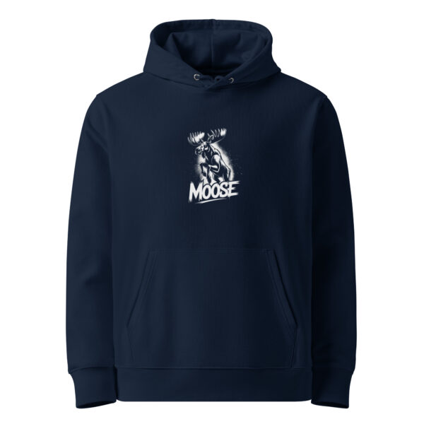 unisex-essential-eco-hoodie-french-navy-front-68a344962ff3d.jpg Moose Print Unisex essential eco hoodie
