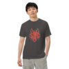 unisex-garment-dyed-heavyweight-t-shirt-graphite-front-2-689d097f5edc4.jpg Wolf Print Unisex garment-dyed heavyweight t-shirt