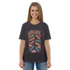 unisex-organic-cotton-t-shirt-anthracite-front-689cca9756e53.jpg Good Luck Print Unisex organic cotton t-shirt