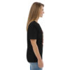 unisex-organic-cotton-t-shirt-black-right-689cca975d762.jpg Good Luck Print Unisex organic cotton t-shirt