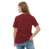 unisex-organic-cotton-t-shirt-burgundy-back-2-689cca975a541.jpg Good Luck Print Unisex organic cotton t-shirt