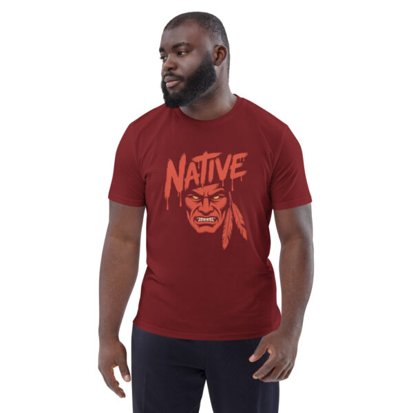 Native Print Unisex organic cotton t-shirt