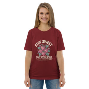 Stay sweet Unisex organic cotton t-shirt