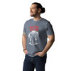 unisex-organic-cotton-t-shirt-dark-heather-blue-front-689d4dee58dea.jpg Bear Print Unisex organic cotton t-shirt