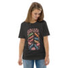 unisex-organic-cotton-t-shirt-dark-heather-grey-front-2-689cca97598bd.jpg Good Luck Print Unisex organic cotton t-shirt