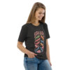 unisex-organic-cotton-t-shirt-dark-heather-grey-right-front-689cca975b927.jpg Good Luck Print Unisex organic cotton t-shirt