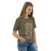unisex-organic-cotton-t-shirt-khaki-right-front-689cca975ba43.jpg Good Luck Print Unisex organic cotton t-shirt