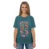 unisex-organic-cotton-t-shirt-stargazer-front-689cca9757e6f.jpg Good Luck Print Unisex organic cotton t-shirt