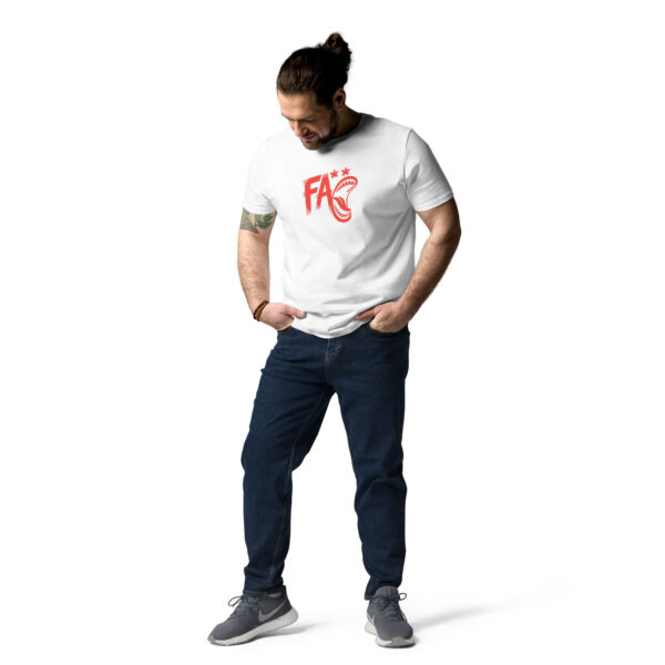 Fac Print Unisex organic cotton t-shirt