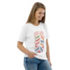 unisex-organic-cotton-t-shirt-white-right-front-689cca975bb5d.jpg Good Luck Print Unisex organic cotton t-shirt