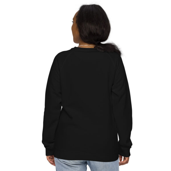Treasure Print Unisex organic raglan sweatshirt