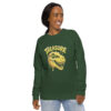 Treasure Print Unisex organic raglan sweatshirt