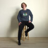 Wild Print Unisex organic sweatshirt