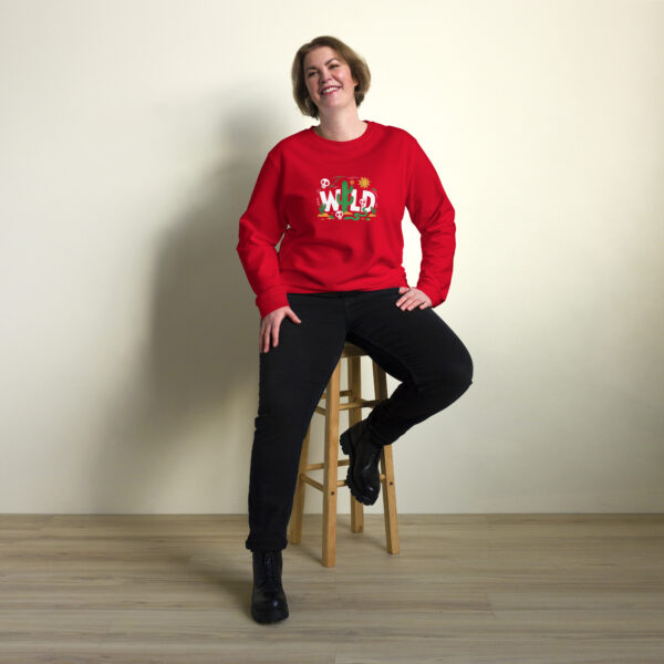 Wild Print Unisex organic sweatshirt