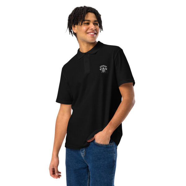 unisex-pique-polo-shirt-black-front-68a32b9fbfacf.jpg Unisex pique polo shirt