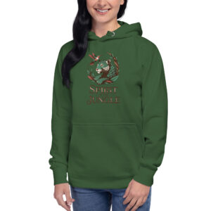 unisex-premium-hoodie-forest-green-front-689bb9c773962.jpg Unisex Hoodie (Spirit of the Jungle)