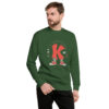 unisex-premium-sweatshirt-forest-green-front-68a5ff4a9d880.jpg K Print Unisex Premium Sweatshirt
