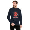 unisex-premium-sweatshirt-navy-blazer-front-68a5ff4a9d927.jpg K Print Unisex Premium Sweatshirt